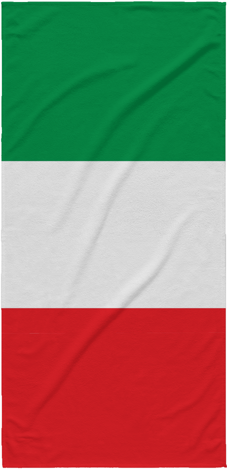 Italian Flag Beach Towel (1024x1024), Png Download
