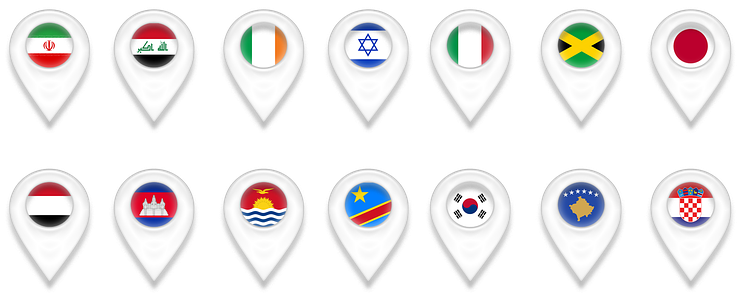 Map, Maps, Geolocation, Pin, Iran, Iraq - Map Pin Icon Png Car (816x340), Png Download