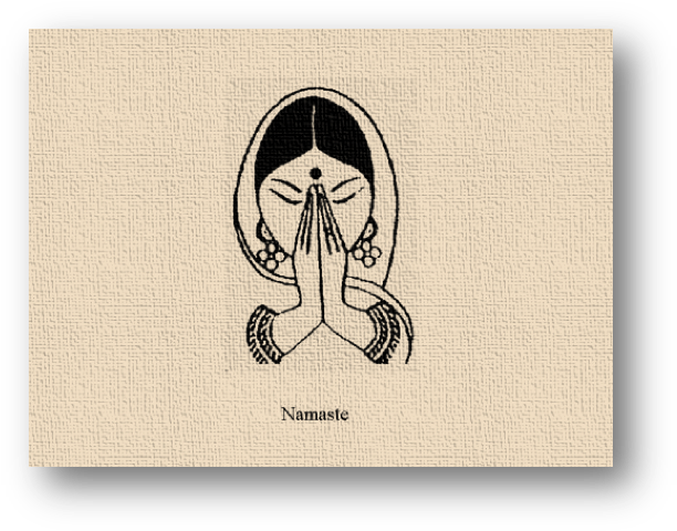 Image - Namaste Hands (625x493), Png Download