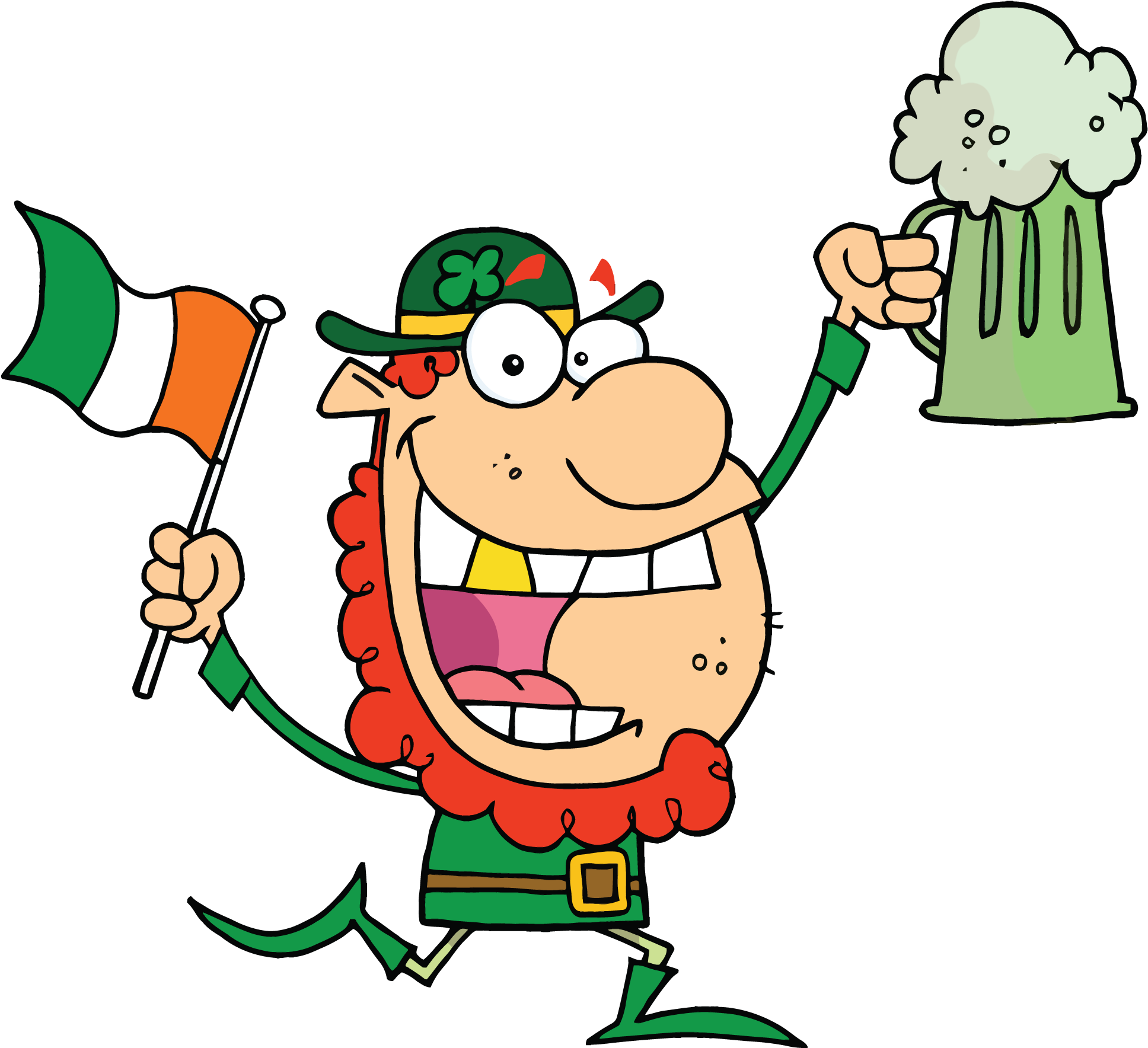 Image Library Download Stereotype Panda Free Images - St. Patrick's Day Tile Coaster (2000x1835), Png Download