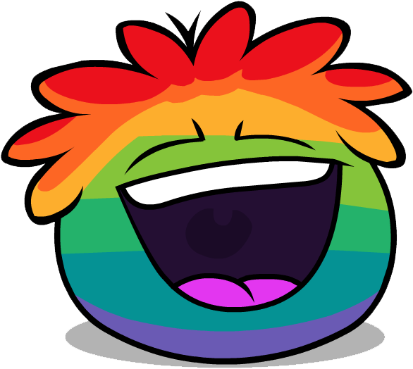 Laugh Rp - Png - Club Penguin Penguin Laughing (586x524), Png Download