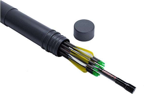 Arrows Telescopic Tube With Arrows Holder - Quiver (600x600), Png Download