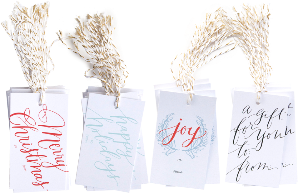 Holiday Gift Tags (1000x1000), Png Download
