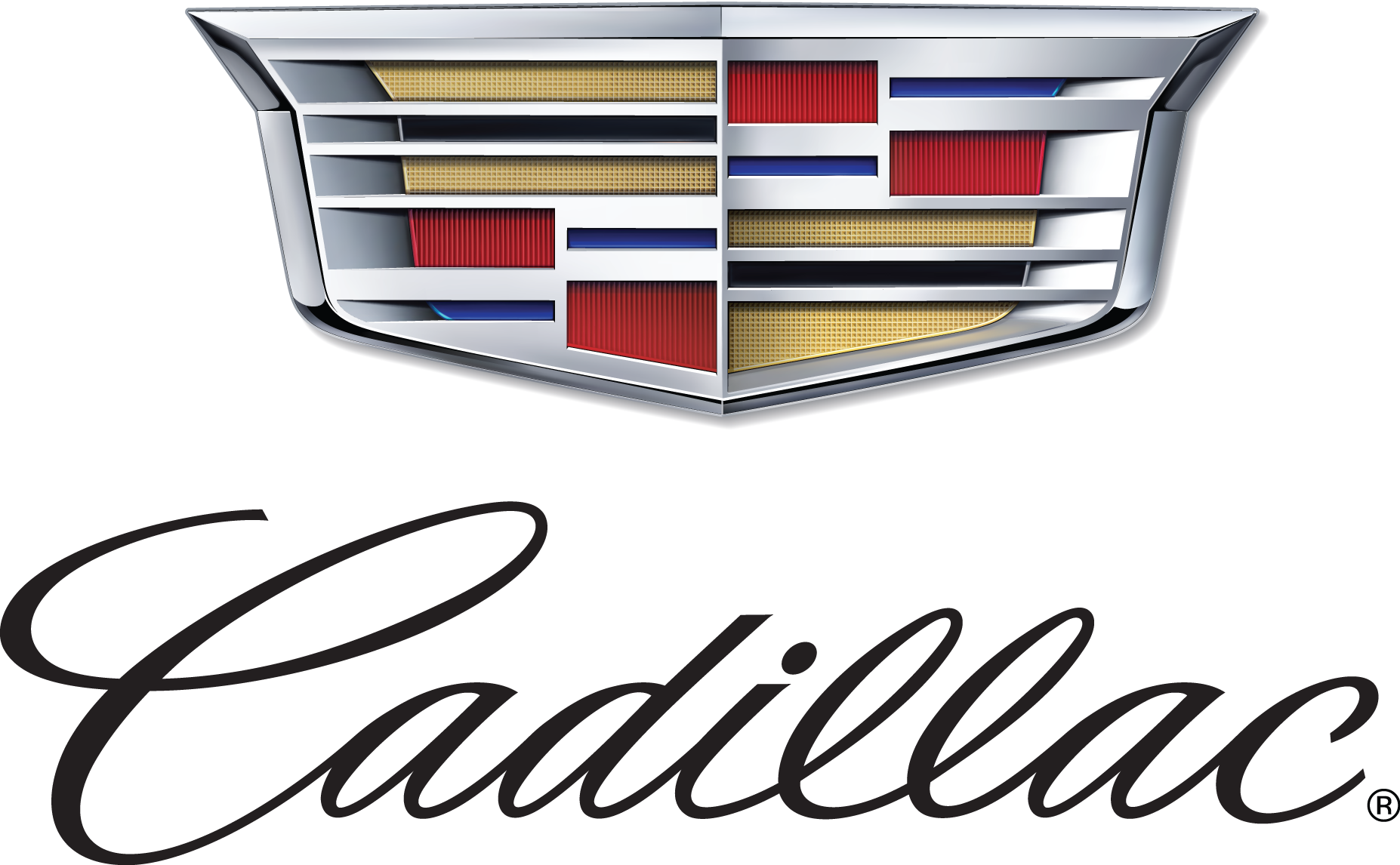 Cadillac Logo With Text - Cadillac Logo Dare Greatly (1737x1262), Png Download