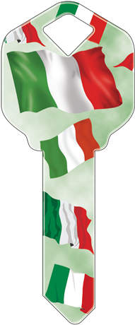 Happy Keys- Italian Flag Key - Flag Of Italy (240x500), Png Download