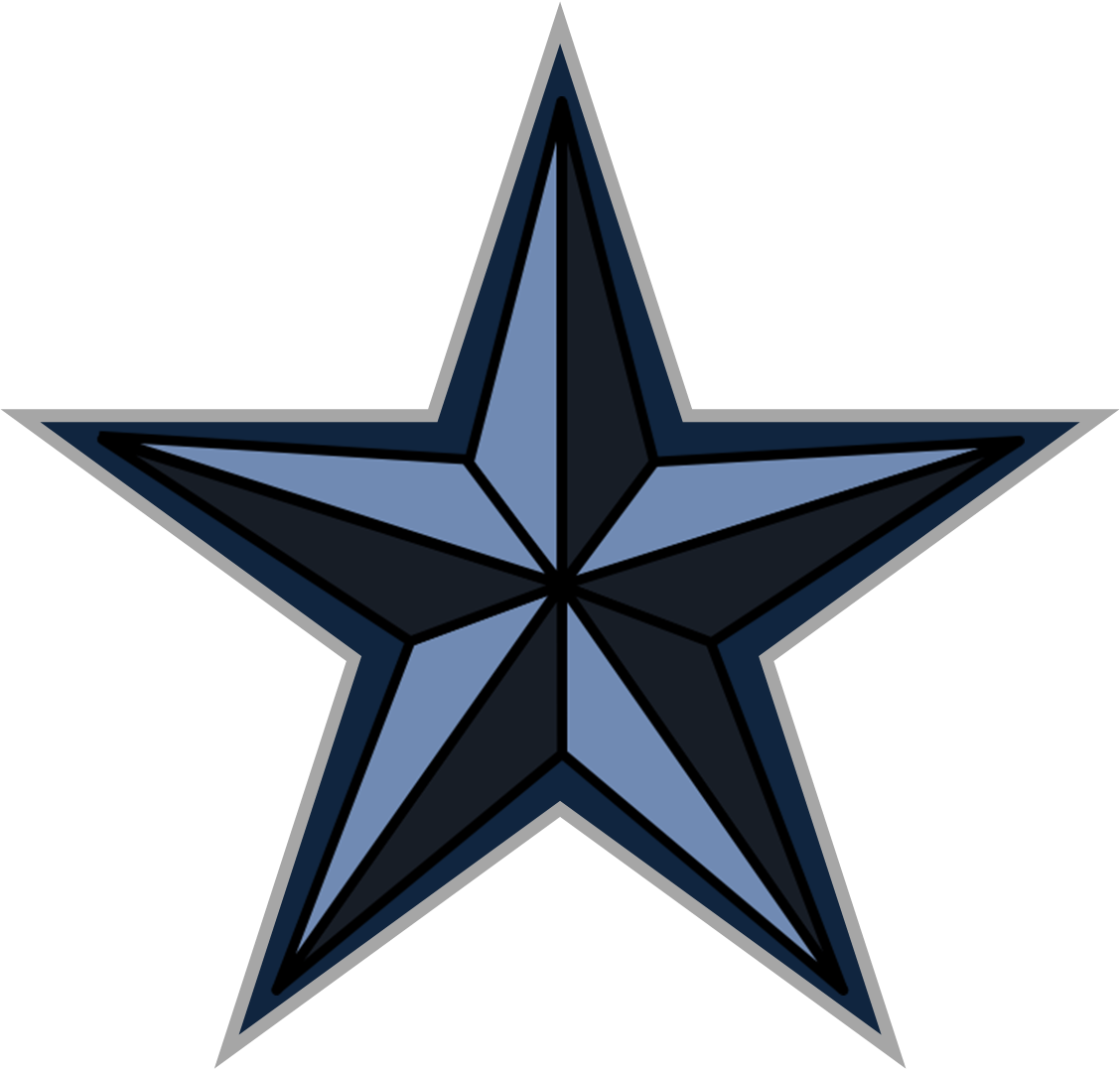 Download Navy Blue Star Clipart Dark Blue Star Png Png