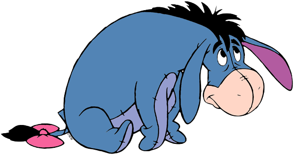 Eeyore Png Free Download - Eeyore Png (604x320), Png Download