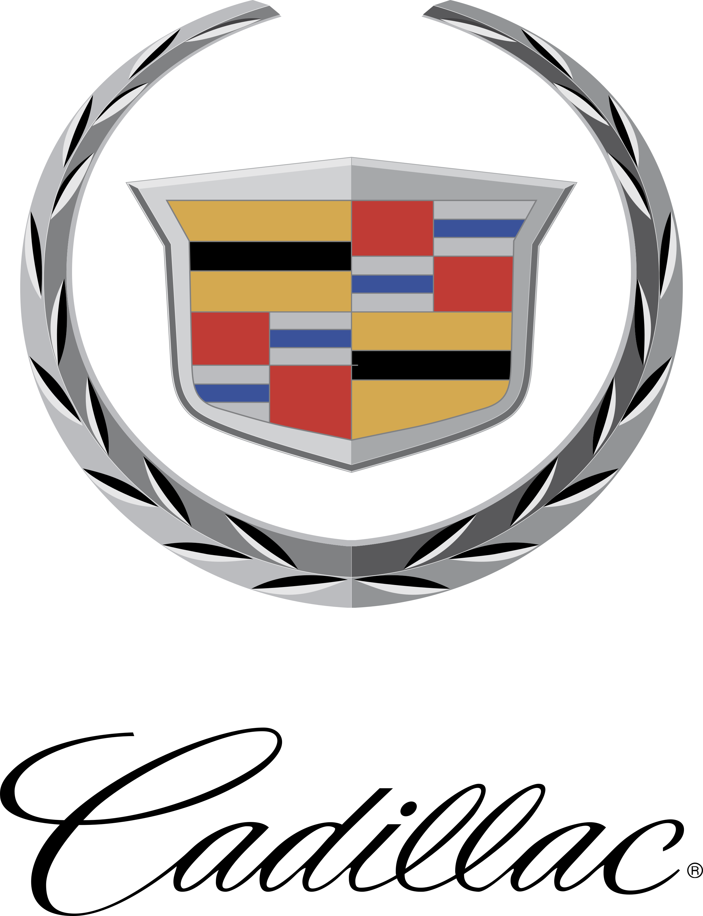 Cadillac Logo Png Photo - Marcas De Autos Cadillac (2400x3127), Png Download