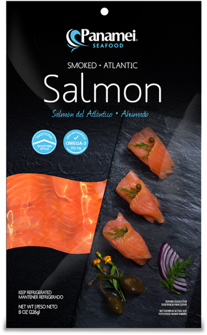 Smoked Salmon - Smoke Salmon Panamei (800x867), Png Download