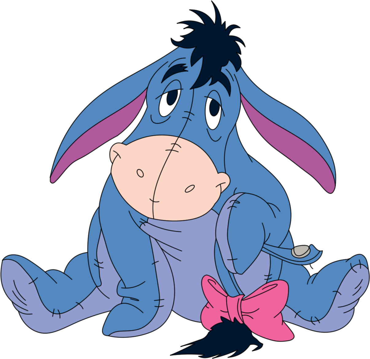 Pics For > Sad Eeyore Wallpaper - Винни Пух Дисней Ослик (1600x1200), Png Download