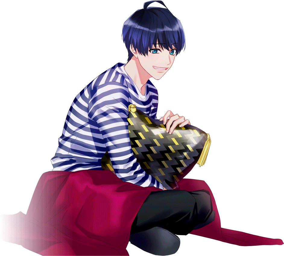 Tsumugi Serious Ssr Transparent - Sitting (1024x1024), Png Download
