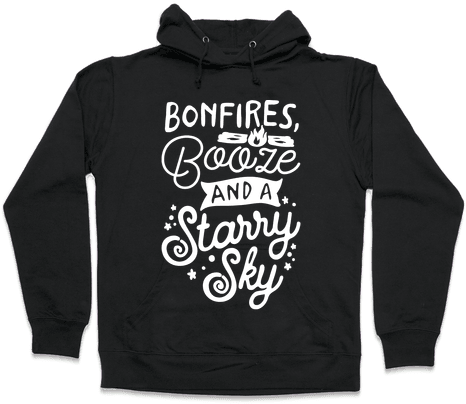 Bonfires Booze And A Starry Sky Hoodie - Frida Khalo (i Paint Flowers So They Won't Die) Hoodie: (484x484), Png Download