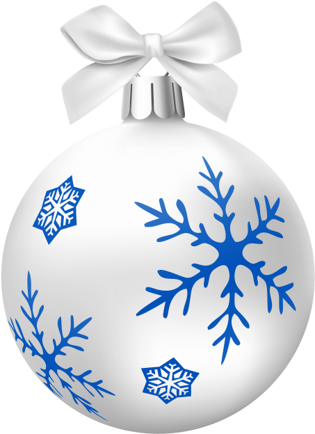 Free Png White Christmas Balls Png Images Transparent - Blue Christmas Bulbs Png (480x640), Png Download