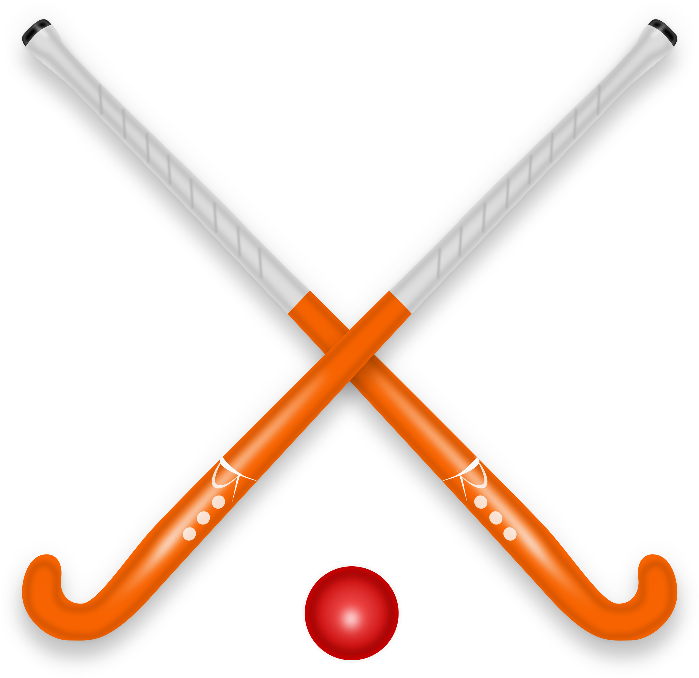 This Free Icons Png Design Of Hockey Stick & Ball (2400x2336), Png Download