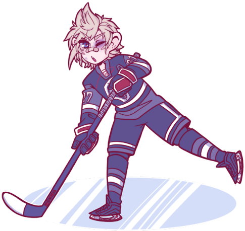 This Is So Incredibly Self-indulgent, But I Love Hockey - College Ice Hockey (500x472), Png Download