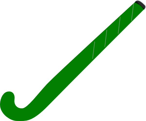 How To Set Use Hockey Stick Green Clipart (600x497), Png Download