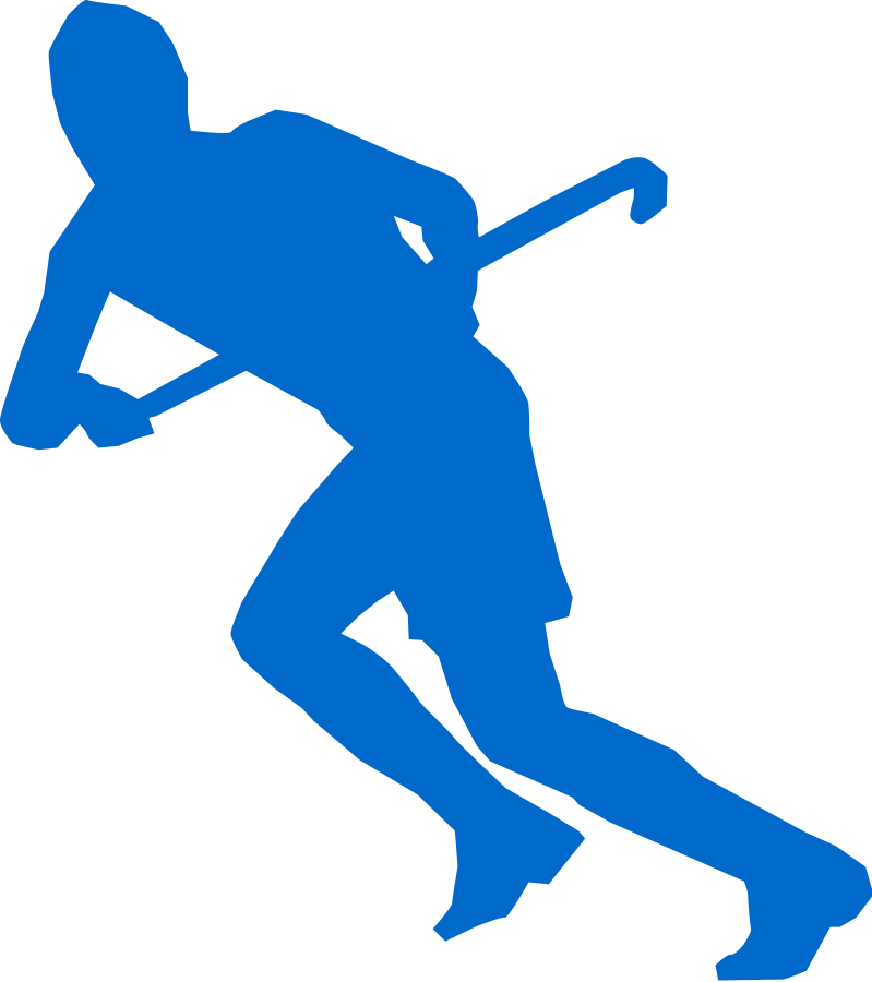 Grass Hockey Sport Png Clip Arts For Web - Field Hockey Player Clipart (799x900), Png Download