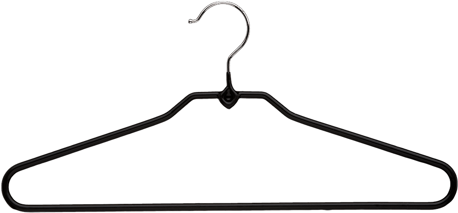 Clothes Hangers - Wieszak Welurowy Szary (965x845), Png Download
