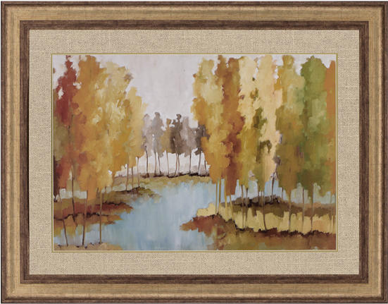 Lake View - Art Print: Ellens' Lake View, 61x91in. (550x550), Png Download