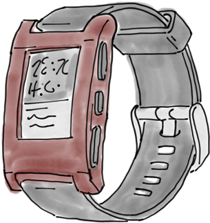 A Few Select Sketches From The Bunch - Analog Watch (600x450), Png Download