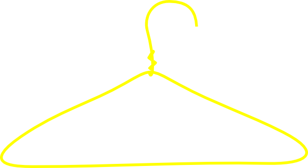 Small - Yellow Hanger (600x327), Png Download
