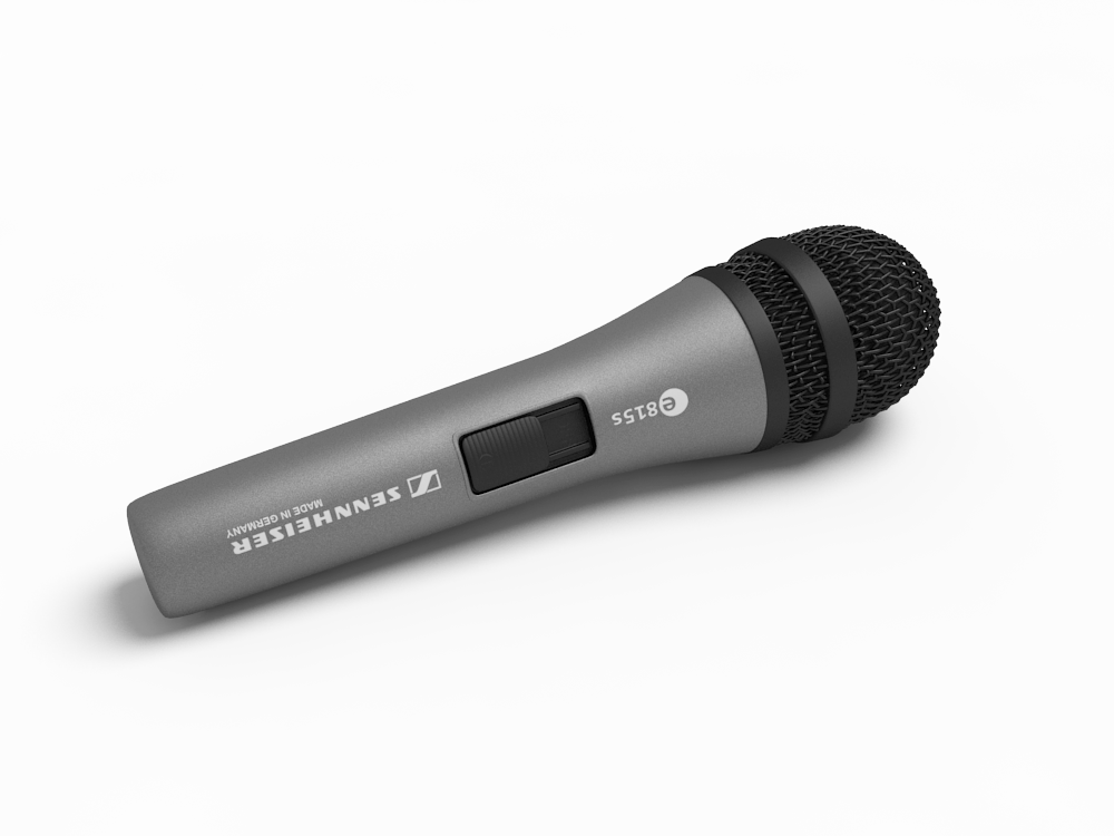 Sennheiser E - Wireless Microphone Transparent (1000x750), Png Download