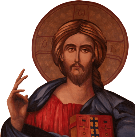 Greek Orthodox Christ Png (440x450), Png Download