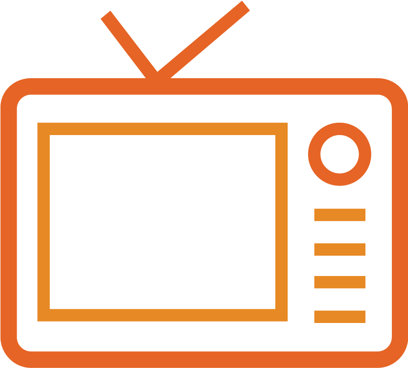 Tv Advertising - Television (833x833), Png Download