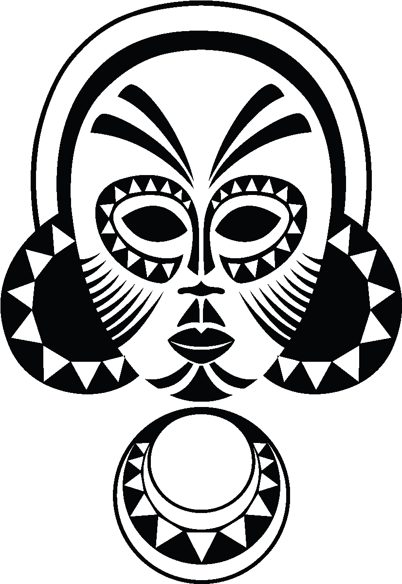 Jpg Free Library Collection Of Tribal Mask High Quality - African Art (1200x1200), Png Download