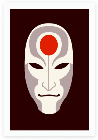 Amon Mask Poster - Top (484x484), Png Download