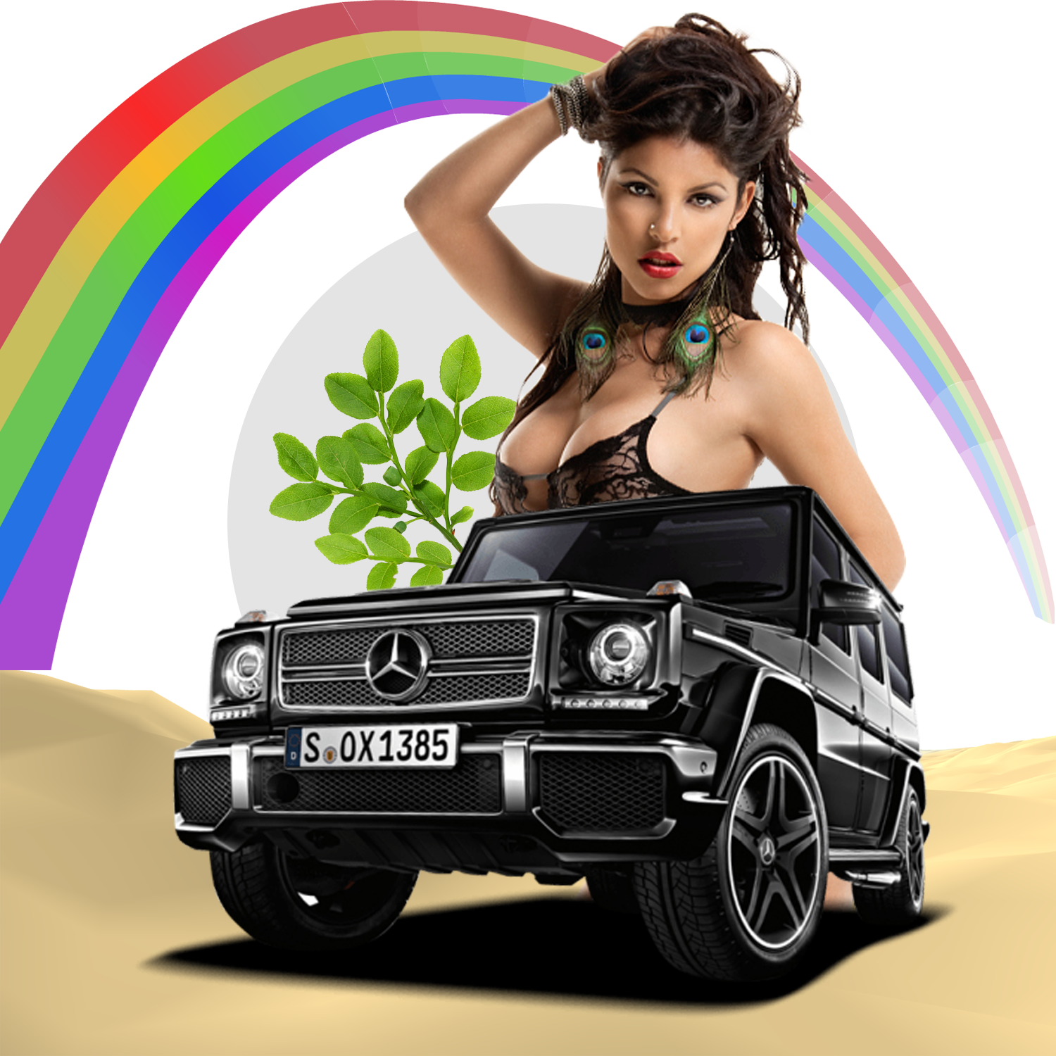 Free Summer Png Vectors Backgrounds - G Class Private Plate (1500x1500), Png Download