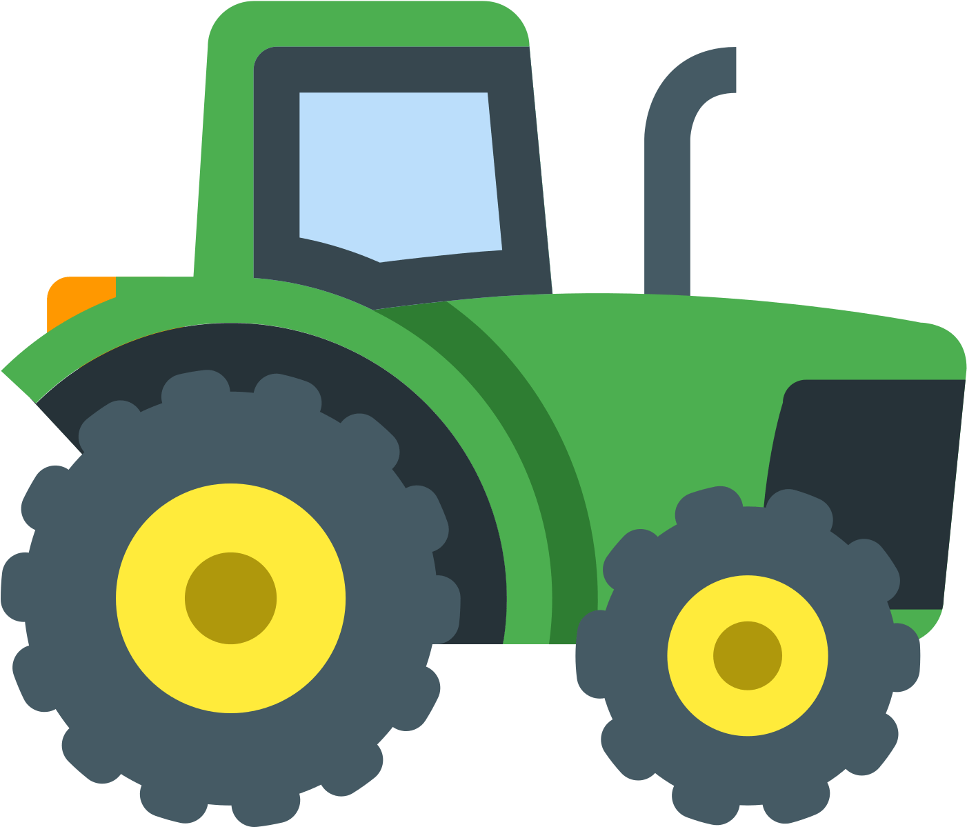 Tractor Clipart Smoke - Tractors Icons Png (1600x1600), Png Download