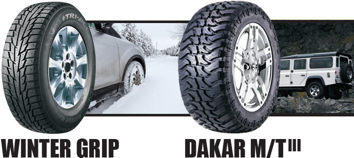 Winter's Coming, Time To Think About Tires - Dakar Mt Tires (690x319), Png Download