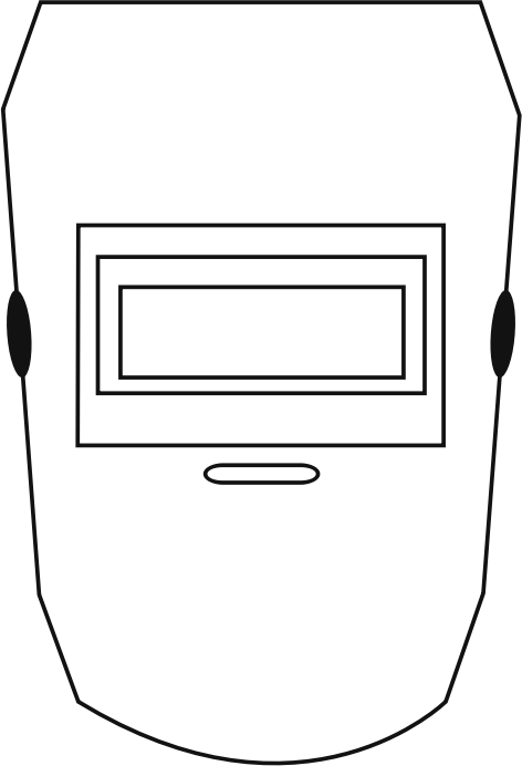 Welding Clipart Welding Helmet - Welding Helmet (472x692), Png Download