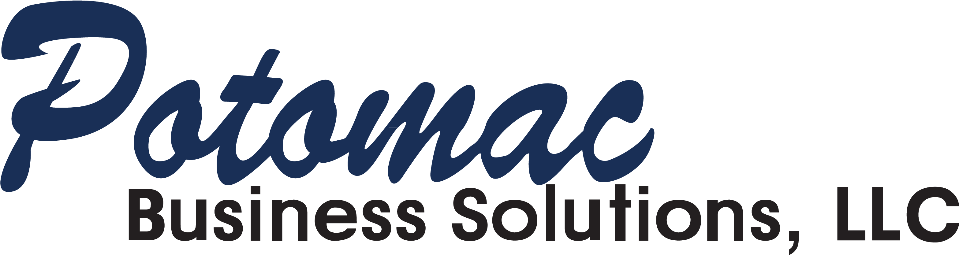 Potomac Business Solutions - Home (3181x854), Png Download