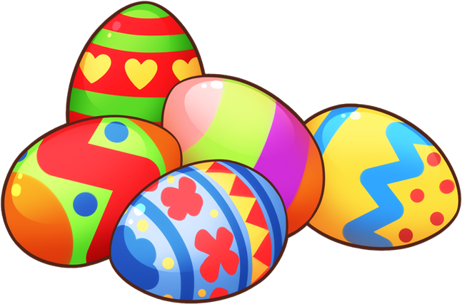 Easter Eggs In Grass Clip Art - Easter Egg (700x478), Png Download