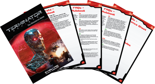 Terminator Errata Fan - Terminator Genisys: War Against The Machines Rulebook (600x327), Png Download