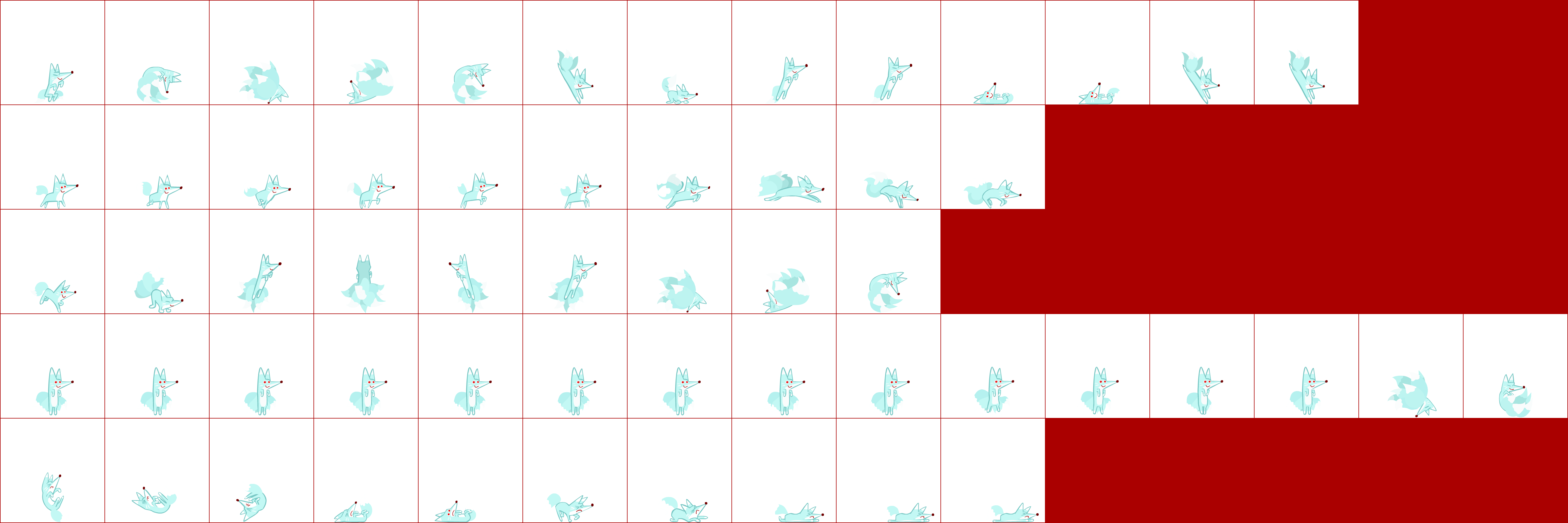 Click For Full Sized Image Ninetales Cookie / Kumiho (5492x1832), Png Download