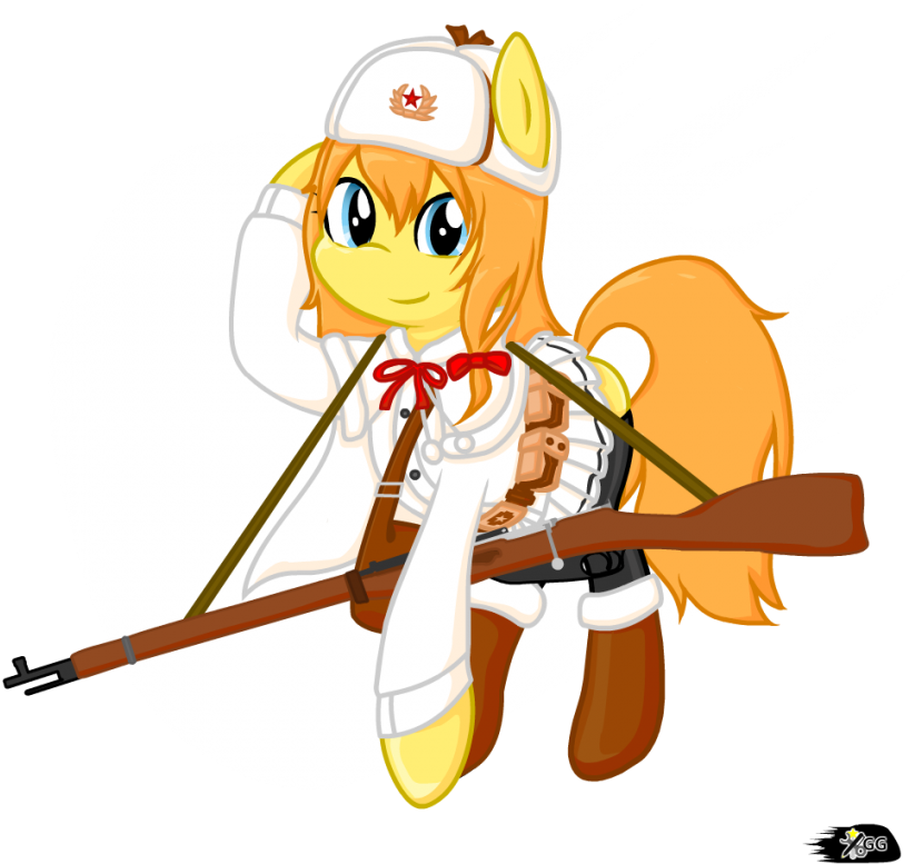 Artist Ggumbaramggun Girls Frontline Gun Hat Mosin (850x850), Png Download