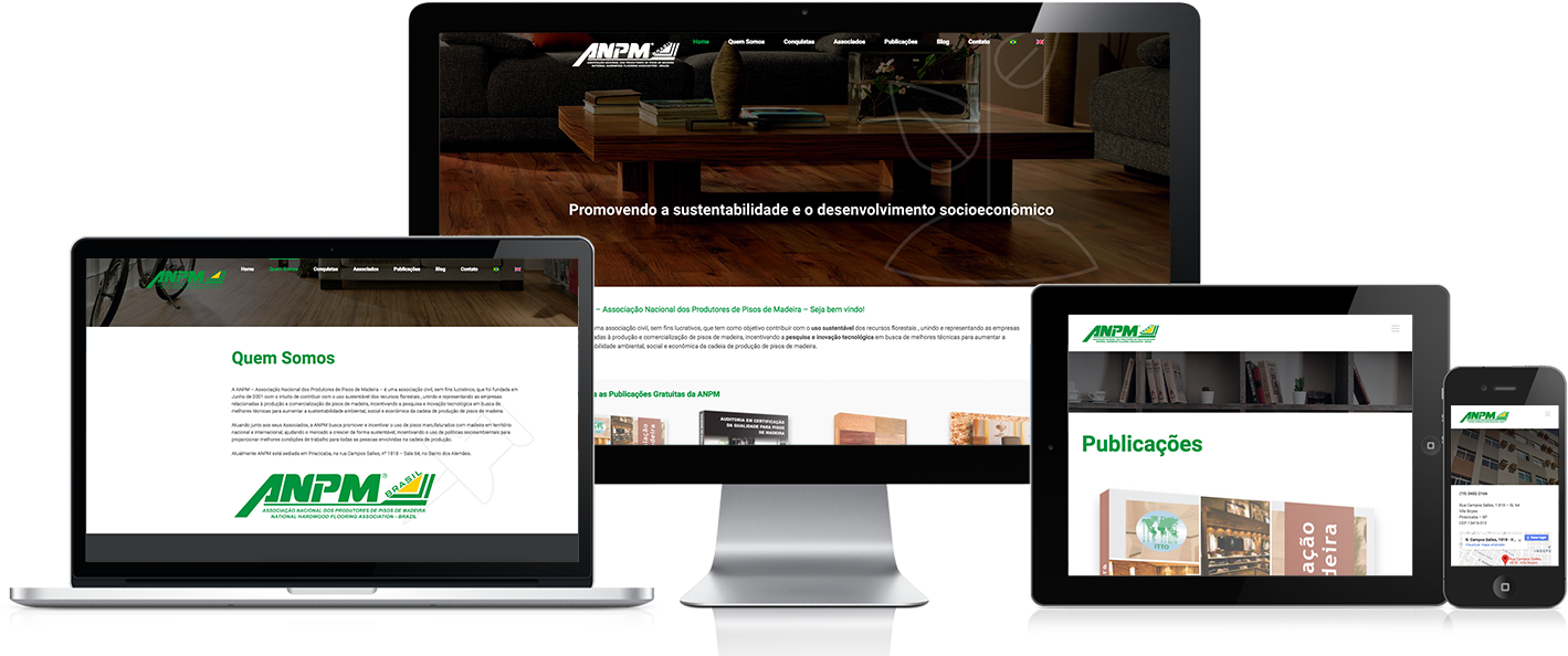 Web Design Anpm Associação Nacional Dos Produtores (1440x608), Png Download