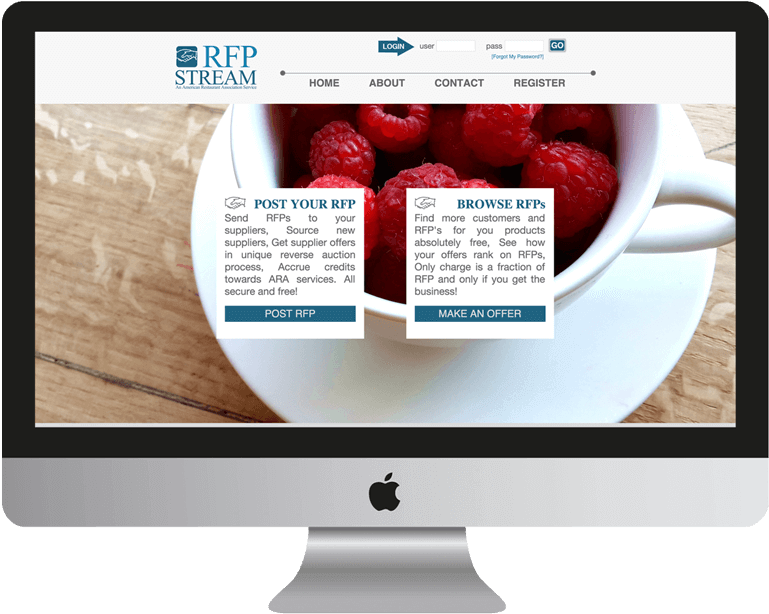 Rfp Database Web Design (800x638), Png Download