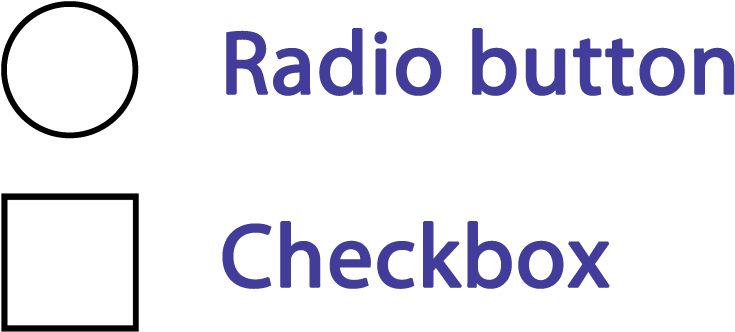 An Example Of Radio Buttons That Are Often Used In (1100x800), Png Download