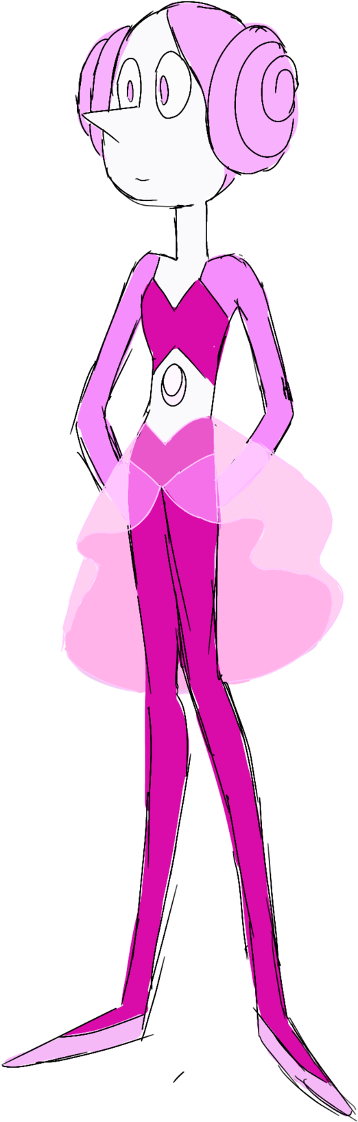 White Pearl And Pink Pearl (1192x1920), Png Download