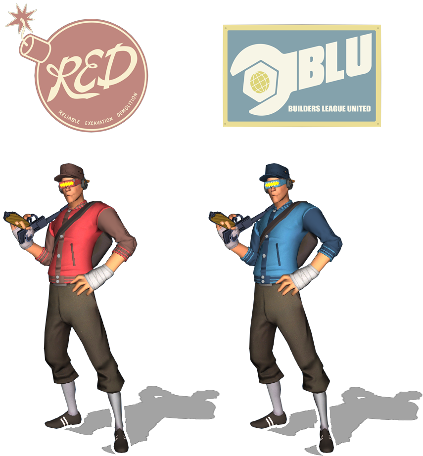 Team Fortress Classic Scoutcreation (901x921), Png Download