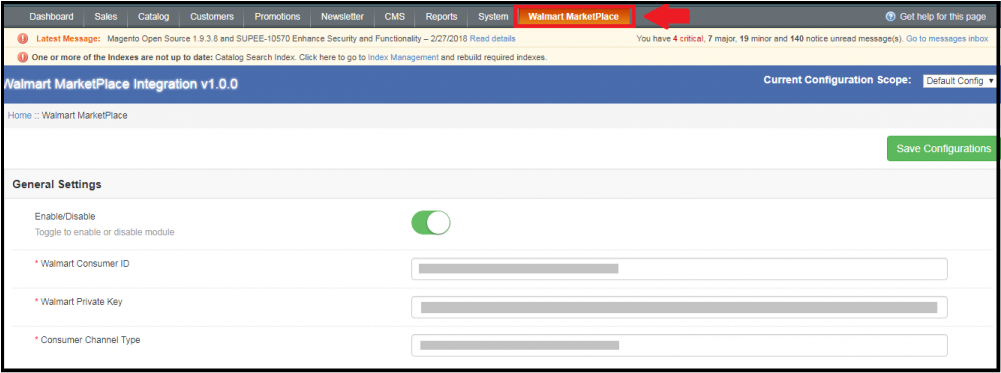 Walmart Magento Integration Extension (1000x1000), Png Download