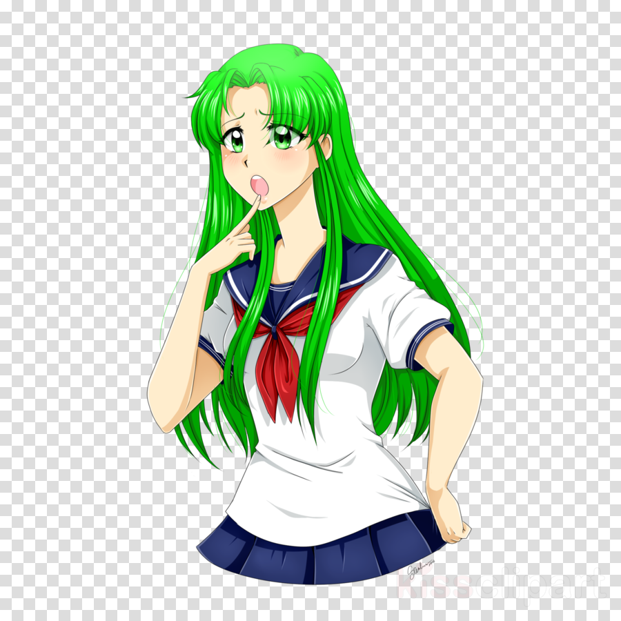 Midori Gurin Png Clipart Yandere Simulator Art (900x900), Png Download