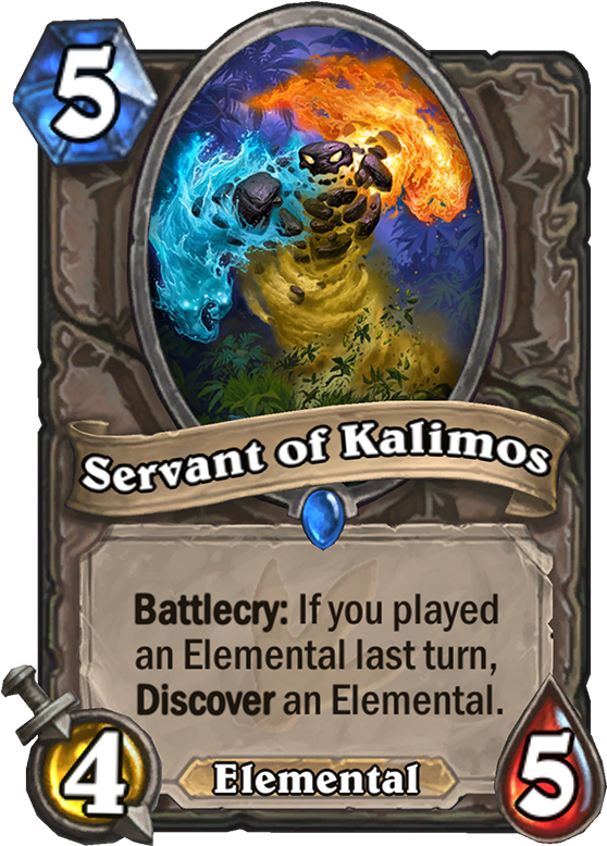 Servant Of Kalimos Card (567x811), Png Download