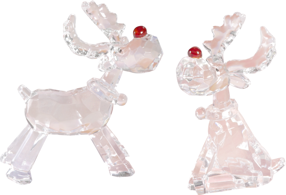 Reindeer With Red Nose (1000x680), Png Download