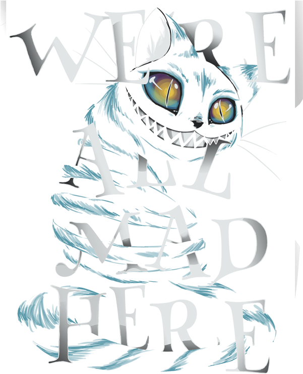Mad Cat By Marthacardenas (600x758), Png Download