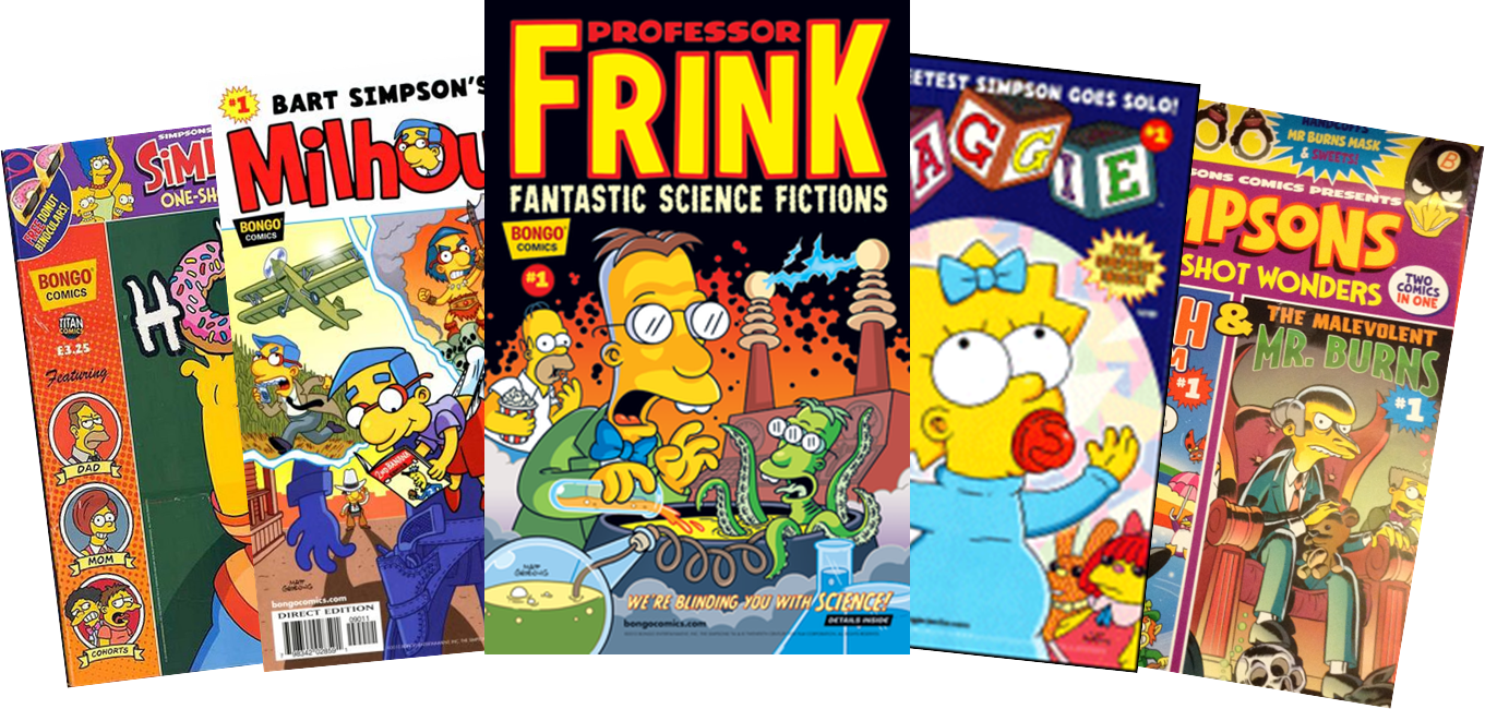 Simpsons One-shot Wonders Logo2 (1361x650), Png Download